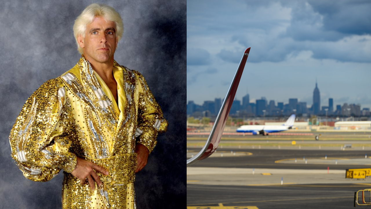 Meeting Ric Flair at the Newark NJ Airport