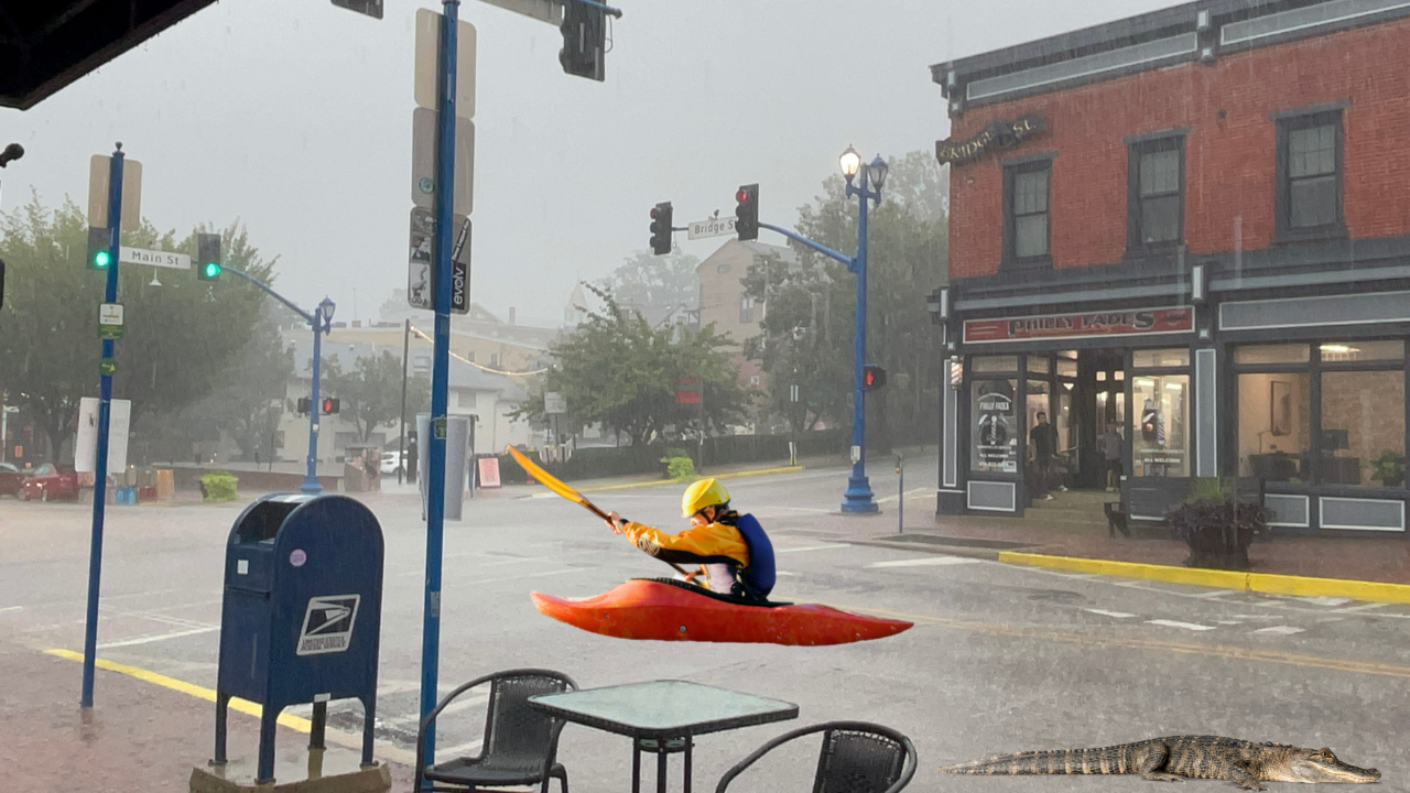 Rain and Flooding in Phoenixville PA