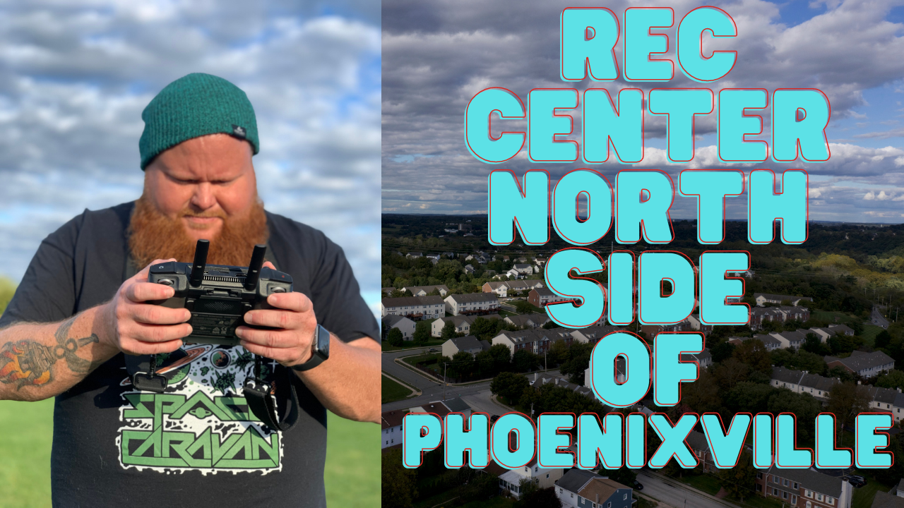 Drone Footage of Rec Center North Side Phoenixville PA