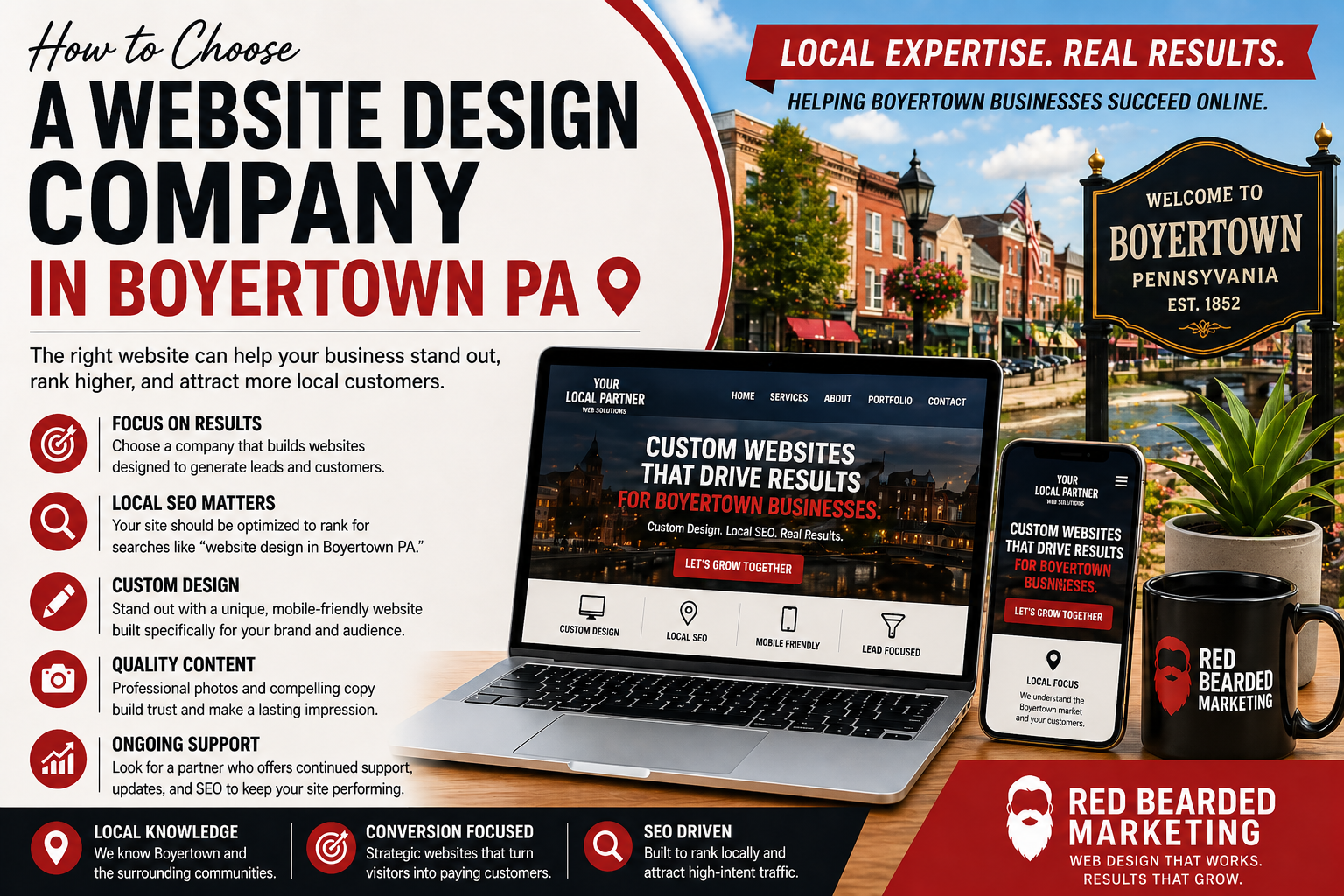 Pottstown Small Business Website Designer: Websites Built to Help Local Businesses Grow
